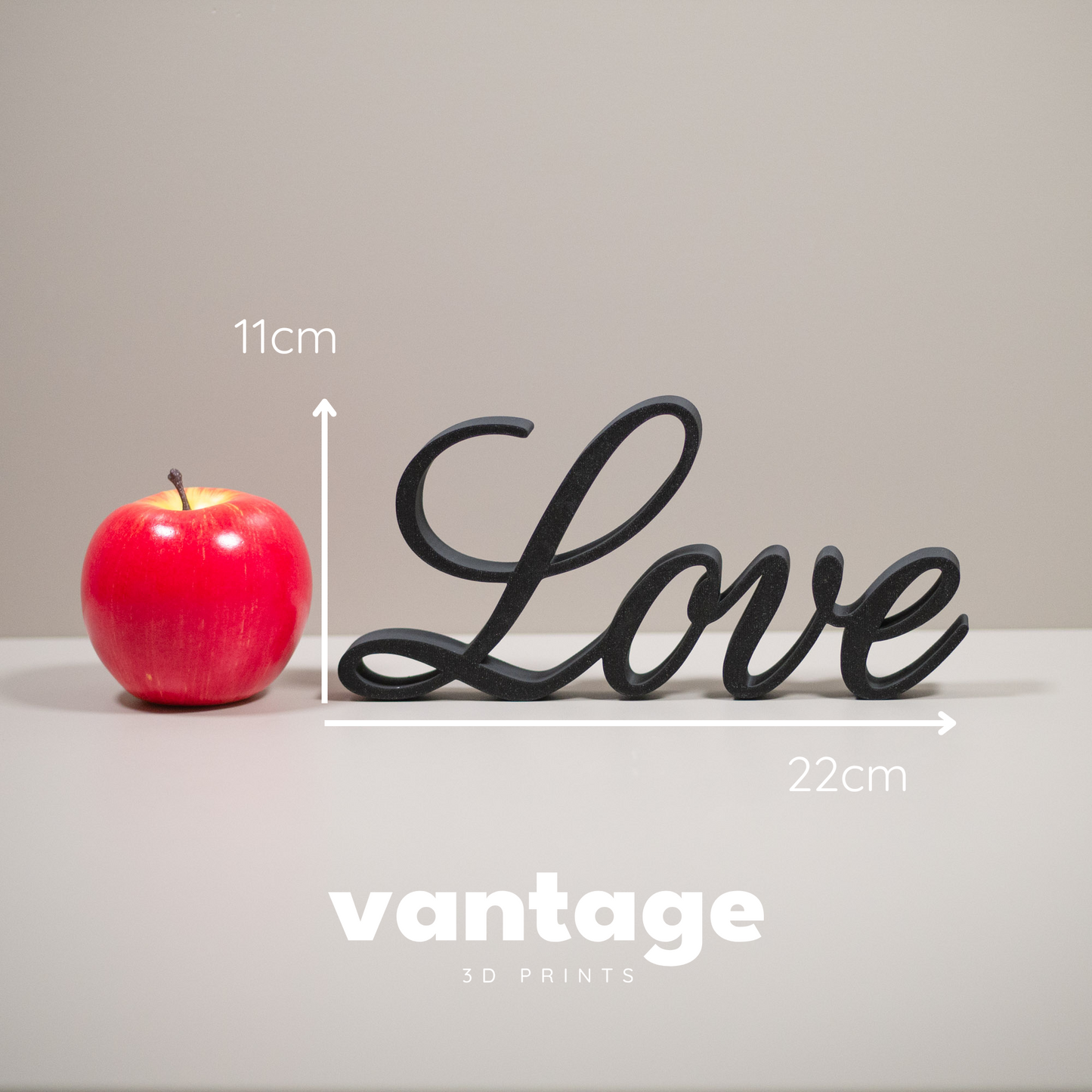 Love Ornament Freestanding Word Home Decor