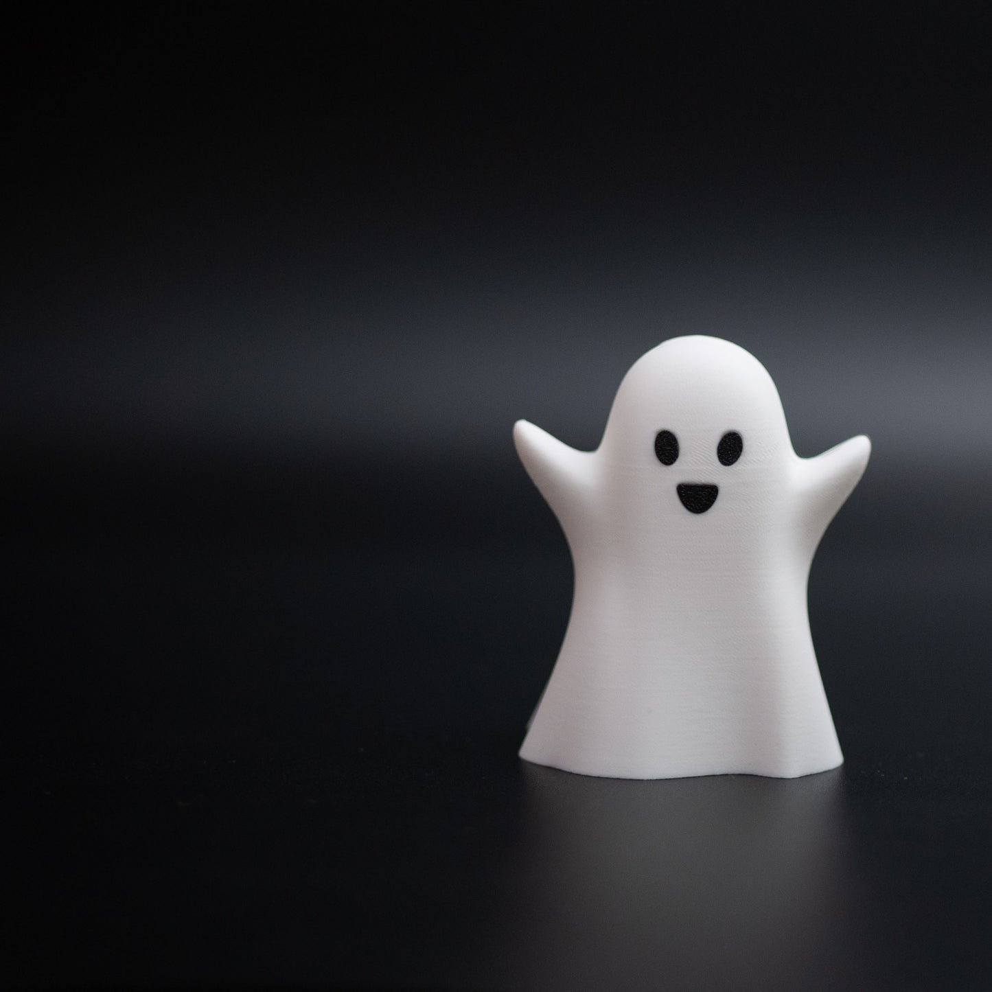 Spooky Cute Ghost – White Kawaii Style Ghost with Happy Face | Eco-Friendly Halloween Decoration