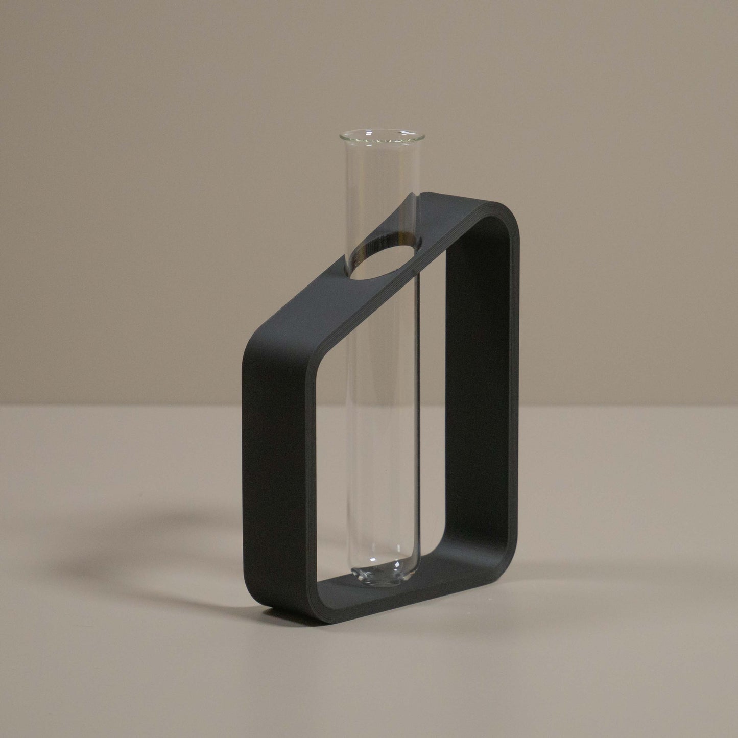 Modern Test Tube Bud Vase – Bold Colour Propagation Station – Minimalist Single Stem Display