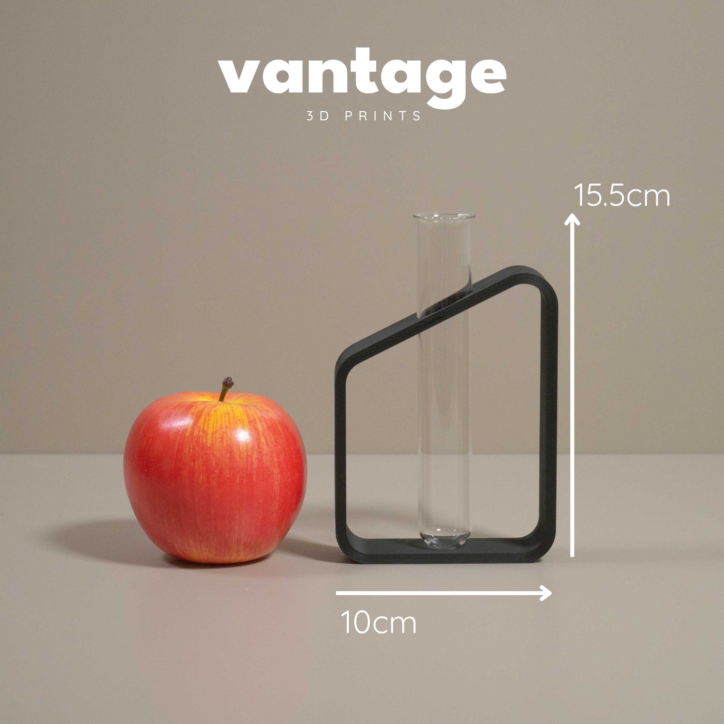 Modern Test Tube Bud Vase – Bold Colour Propagation Station – Minimalist Single Stem Display