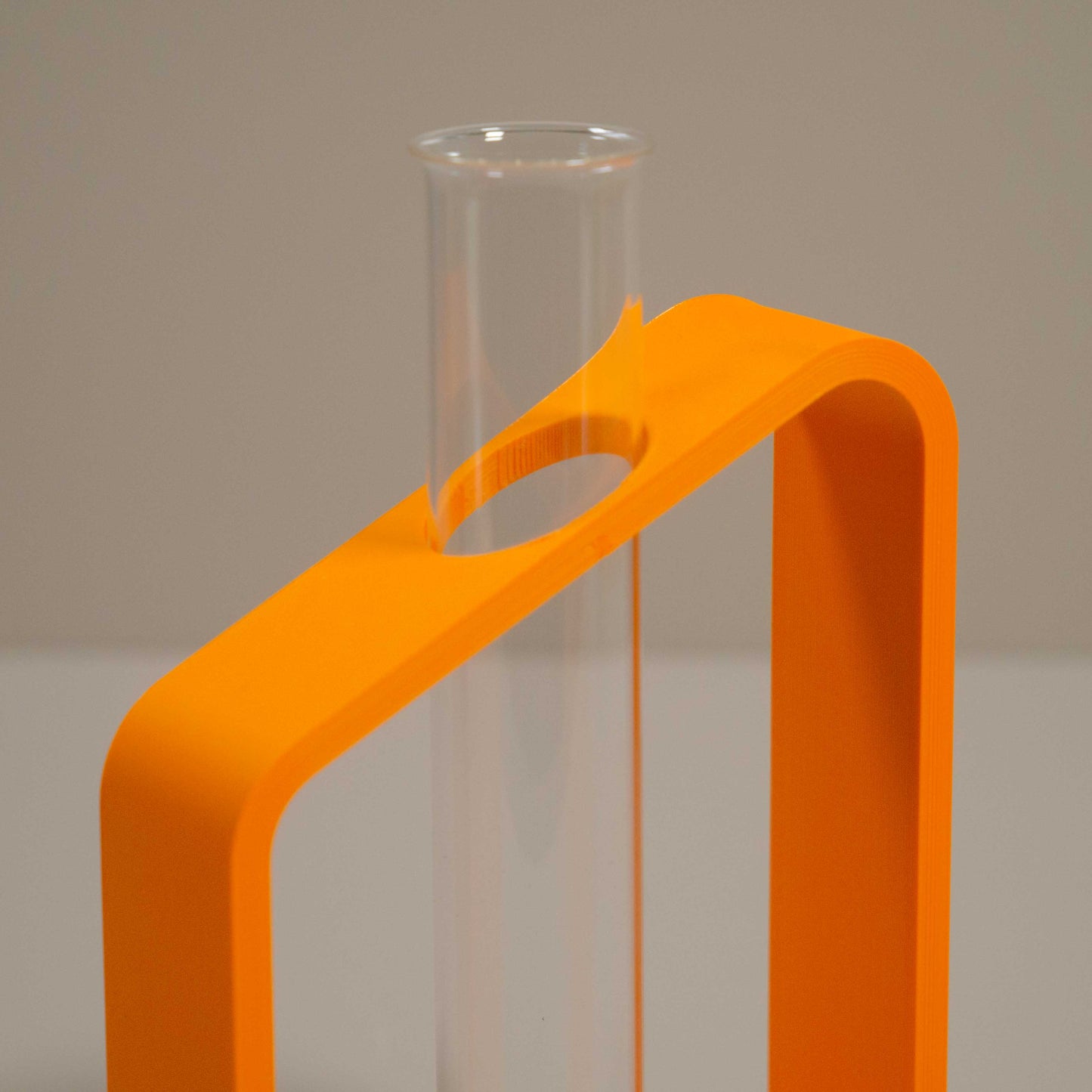 Modern Test Tube Bud Vase – Bold Colour Propagation Station – Minimalist Single Stem Display