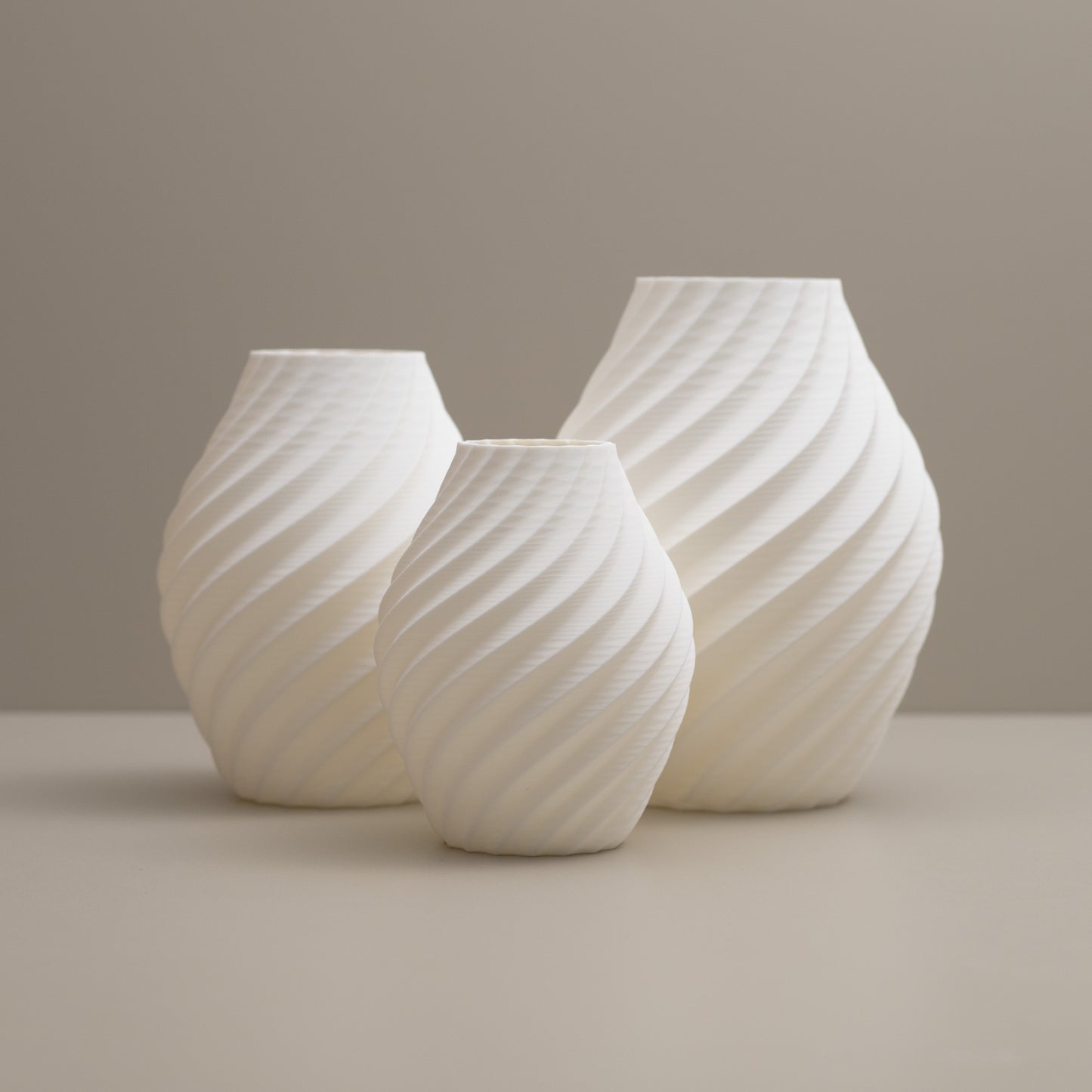 Swirl Decorative Ornament - Set of Three - Various Colours Available