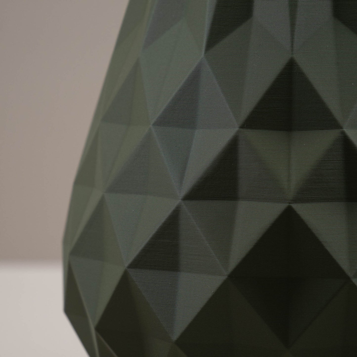 Olive Green Vase Diamond Decorative Ornament