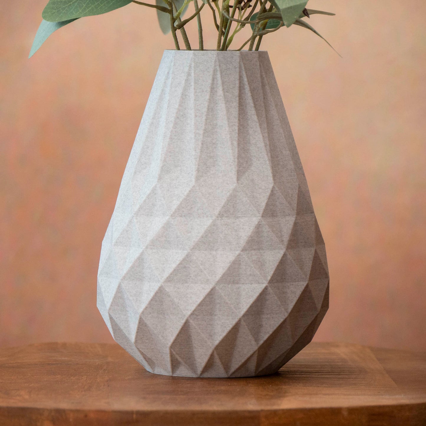 Diamond Decorative Vase Ornament - Navy Blue - Vantage 3D Prints