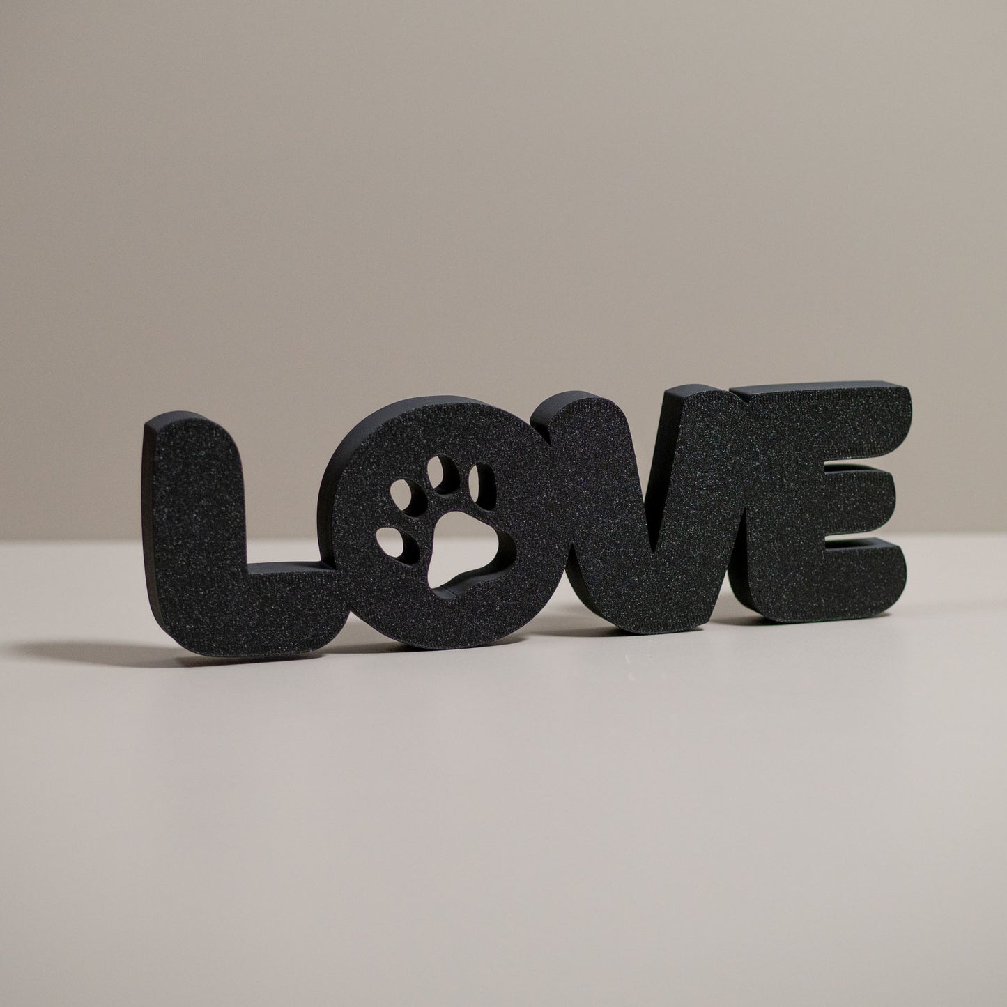 Pet Love Ornament Freestanding Word Home Decor