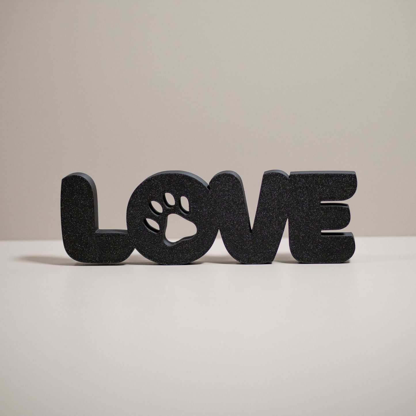 Pet Love Ornament Freestanding Word Home Decor