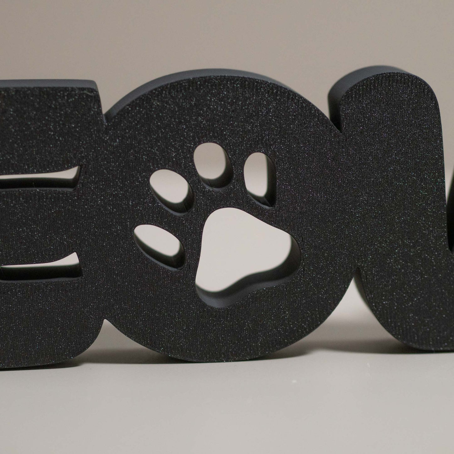 Cat Lover Ornament Meow - Freestanding Word Home Decor