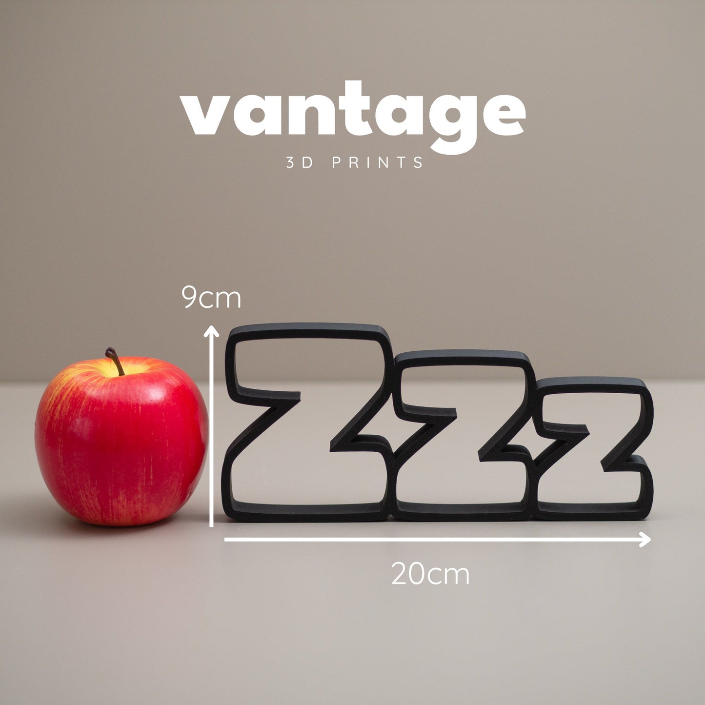 Cute Bedroom Ornament Zzz : Bedroom Decor Letters, Bedside Table Ornament