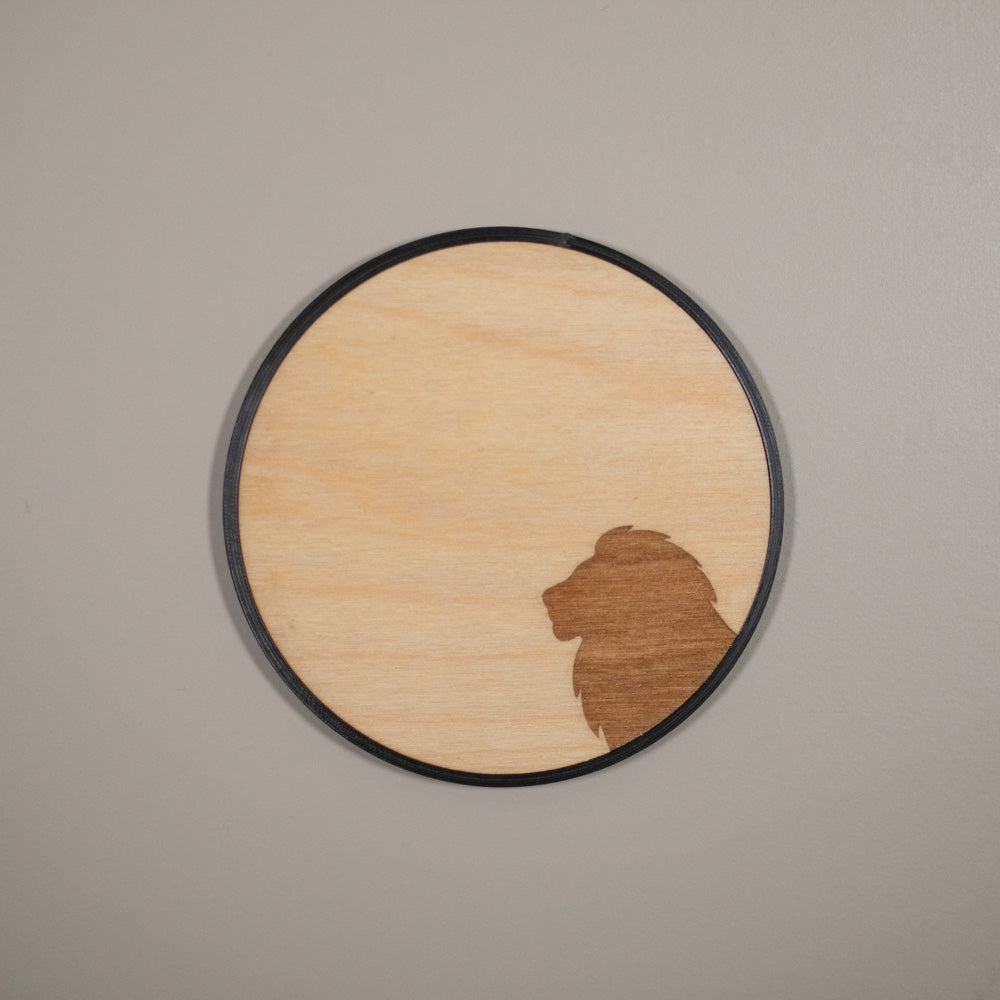 Safari Animal Coasters: Elephant, Giraffe, Lion & Rhino Wooden Coasters