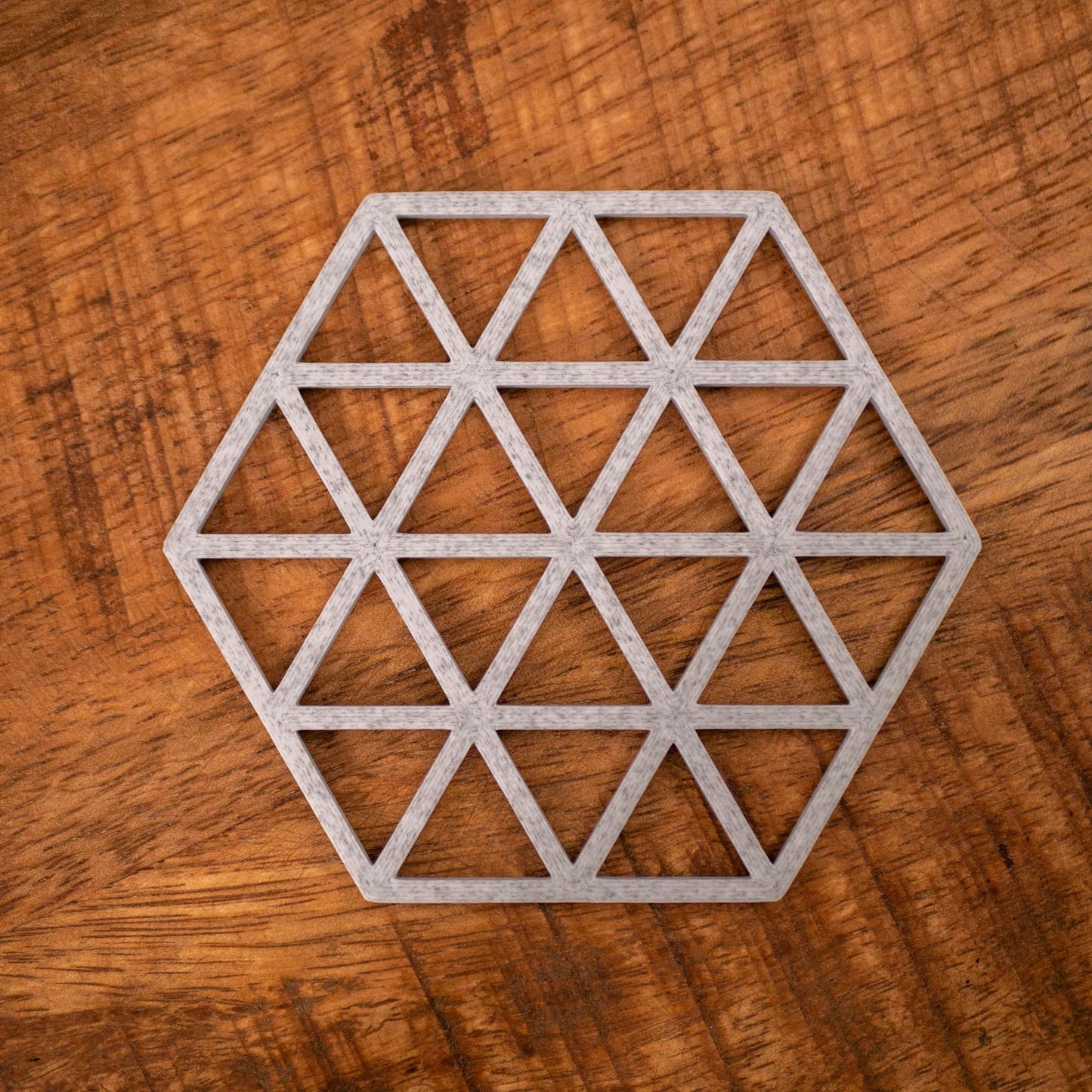 Geometric Triangle Pattern Coasters 4 or 8 pack - Navy Blue, Stone, Black and White - Vantage 3D Prints