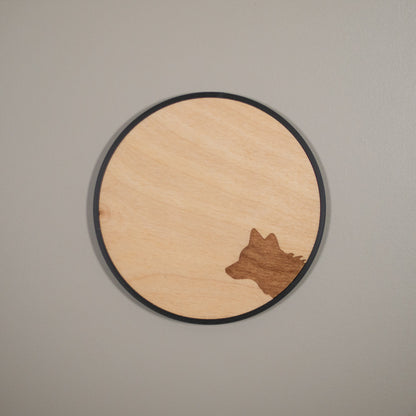 Woodland Animal Coasters: Fox, Stag, Hedgehog & Rabbit, Rustic Home Decor, Cottagecore Gift