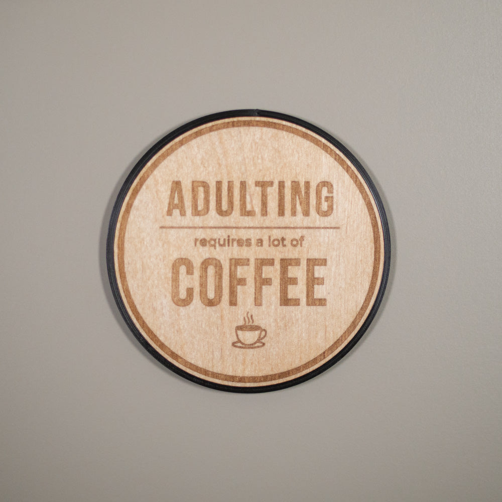 Coffee Lover Coasters: Funny Coffee Table Decor, Office Worker Gift