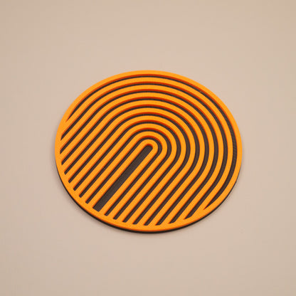 Orange Coasters Retro Arch Design