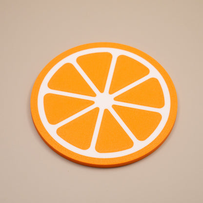 Orange Coasters Citrus Fruit Design