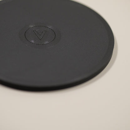 Coffee Stain Coaster: Fake Coffee Stain, Engraved Wooden Coaster