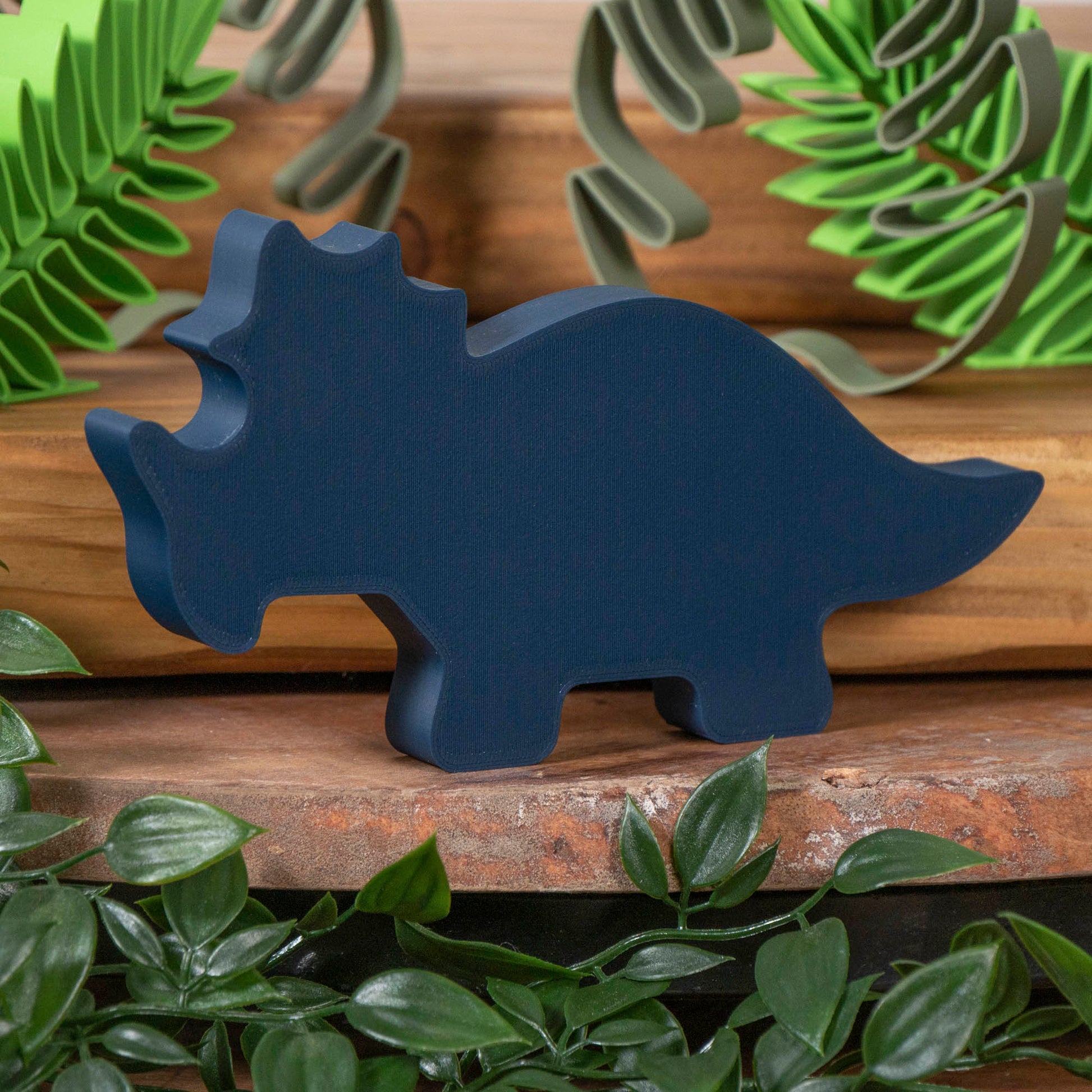 Freestanding Dinosaur Ornaments - T-rex, Diplodocus, Triceratops and Stegosaurus - Vantage 3D Prints