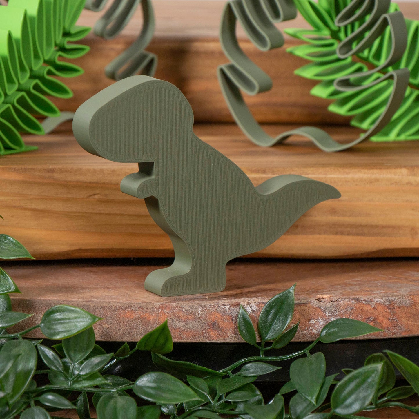 Freestanding Dinosaur Ornaments - T-rex, Diplodocus, Triceratops and Stegosaurus - Vantage 3D Prints