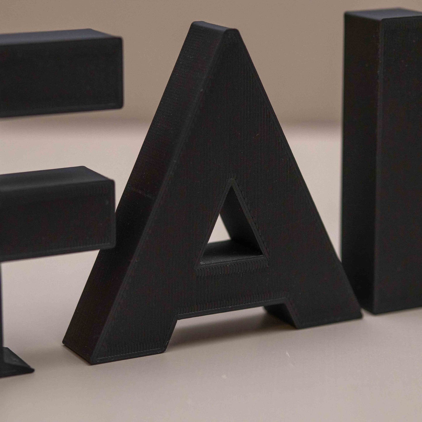 Family Decorative Letter Ornament: Word Home Decor Sign