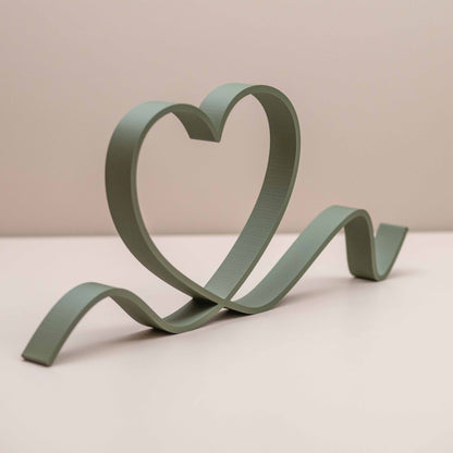 Freestanding Heart Ornament Line Art - Heart Outline Set