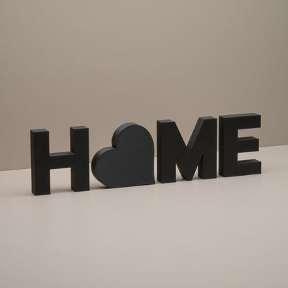 Home Decorative Letter Ornament With Love Heart