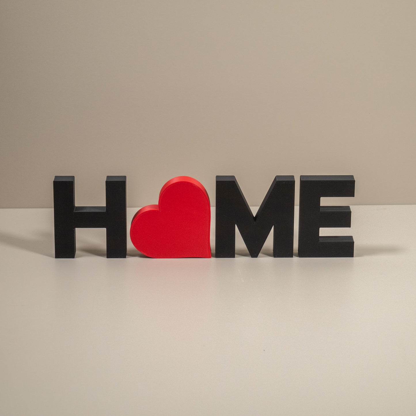 Home Decorative Letter Ornament With Love Heart