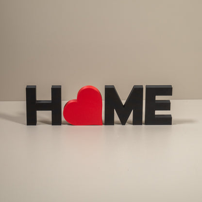 Home Decorative Letter Ornament With Love Heart