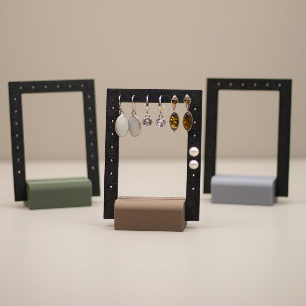 Earring Holder Stand: Minimalist Jewellery Organiser, Earring Display, Modern Vanity Decor