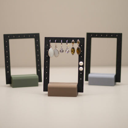 Earring Holder Stand: Minimalist Jewellery Organiser, Earring Display, Modern Vanity Decor