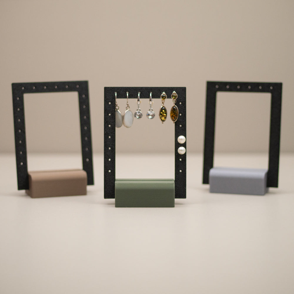 Earring Holder Stand: Minimalist Jewellery Organiser, Earring Display, Modern Vanity Decor
