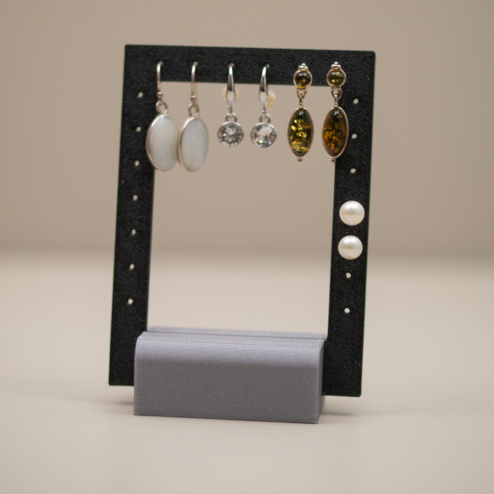Earring Holder Stand: Minimalist Jewellery Organiser, Earring Display, Modern Vanity Decor