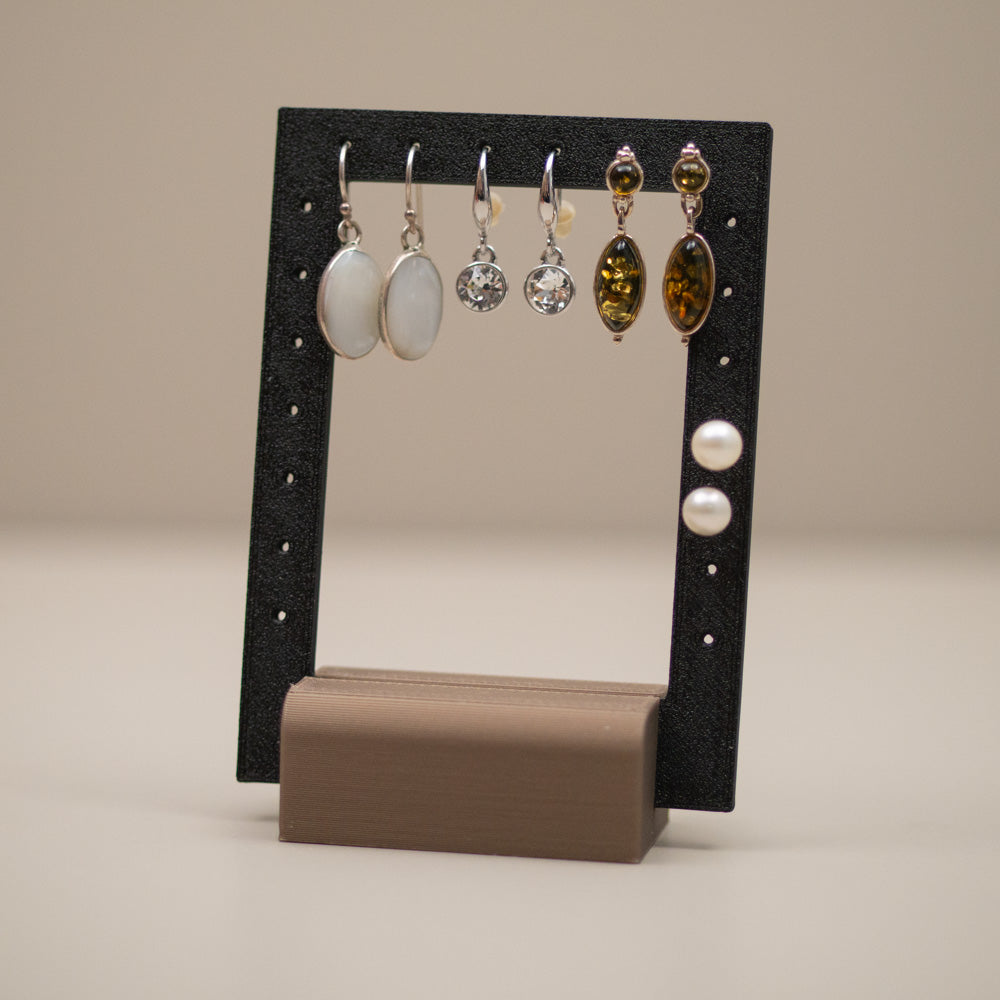 Earring Holder Stand: Minimalist Jewellery Organiser, Earring Display, Modern Vanity Decor