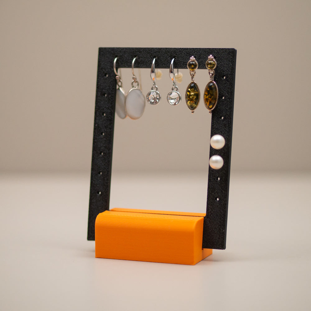 Earring Holder Stand: Jewellery Organiser, Earring Display, Modern Dresser Decor, Bright Colours