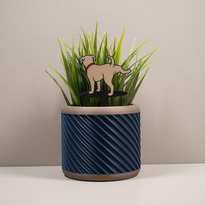 Dog Weeing Funny Plant Signs - Comedy Plant Markers