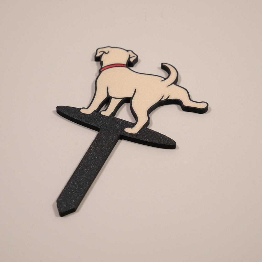 Dog Weeing Funny Plant Signs - Comedy Plant Markers