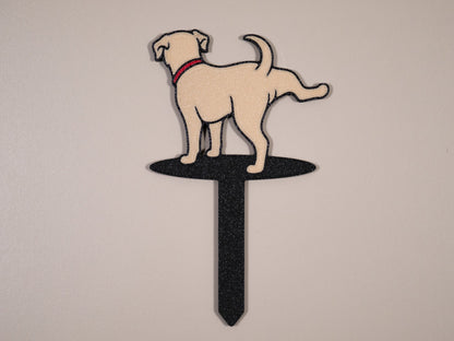 Dog Weeing Funny Plant Signs - Comedy Plant Markers