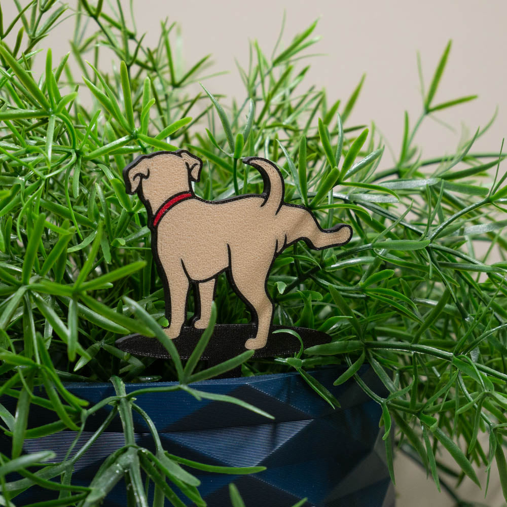 Dog Weeing Funny Plant Signs - Comedy Plant Markers