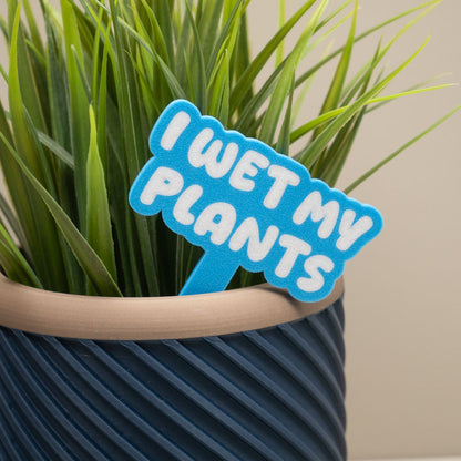 Plant Pot Signs - Funny Plant Markers - Colourful Bubble Planter Accessories