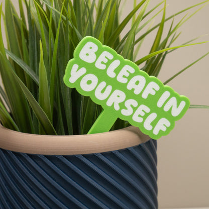 Plant Pot Signs - Funny Plant Markers - Colourful Bubble Planter Accessories