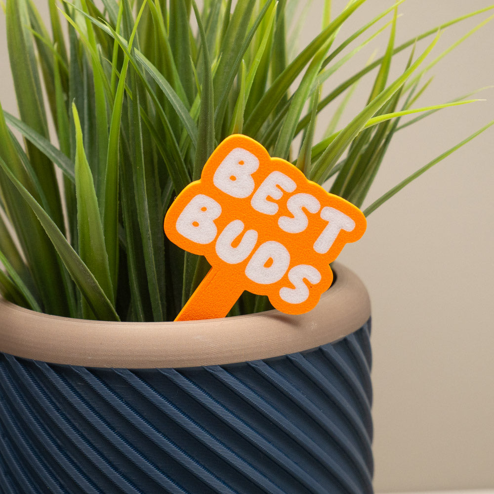 Plant Pot Signs - Funny Plant Markers - Colourful Bubble Planter Accessories