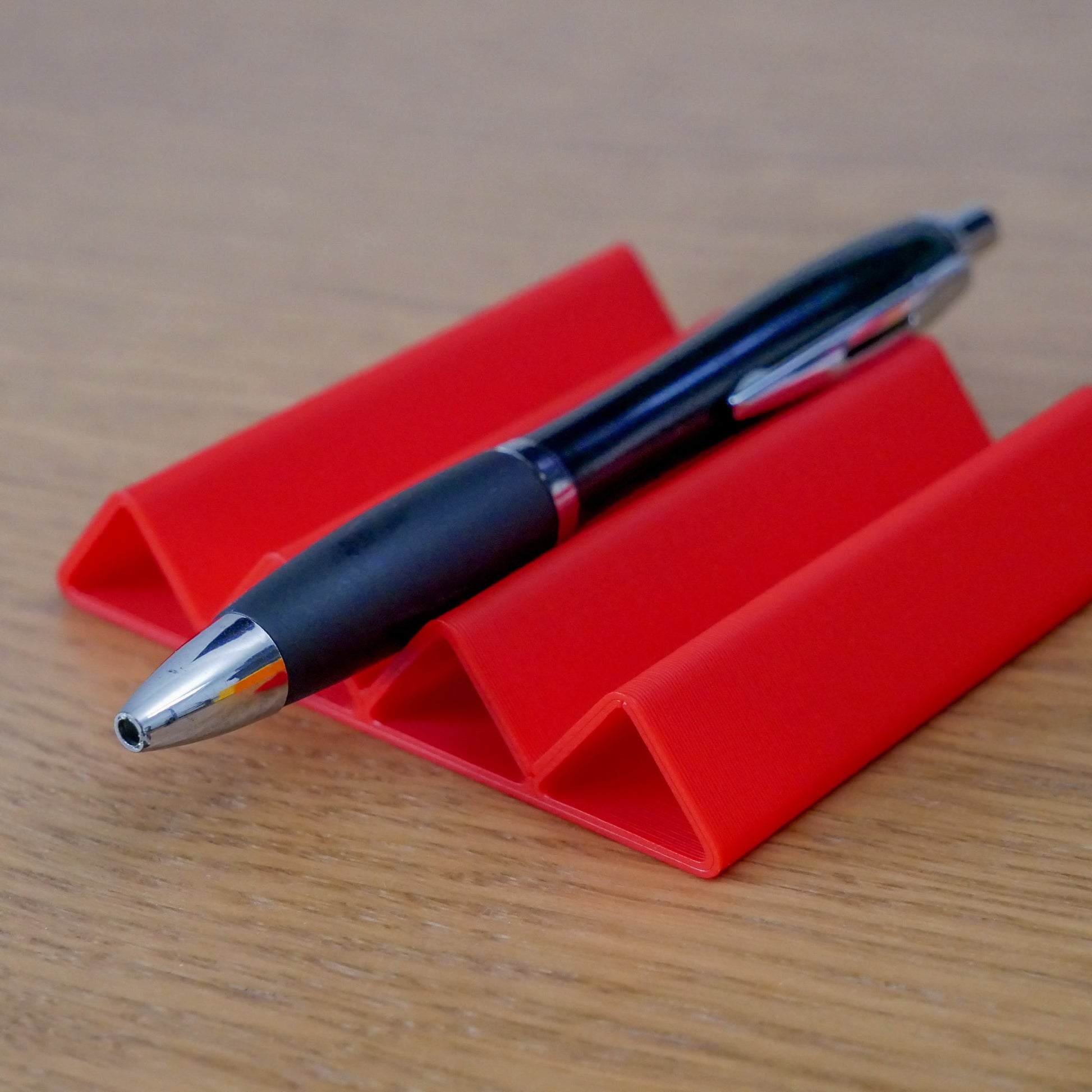 Red Desk Organiser Accessories - Stationary Storage Set - Pen Pot, Sticky Note Tray, Pen Tray - Vantage 3D Prints