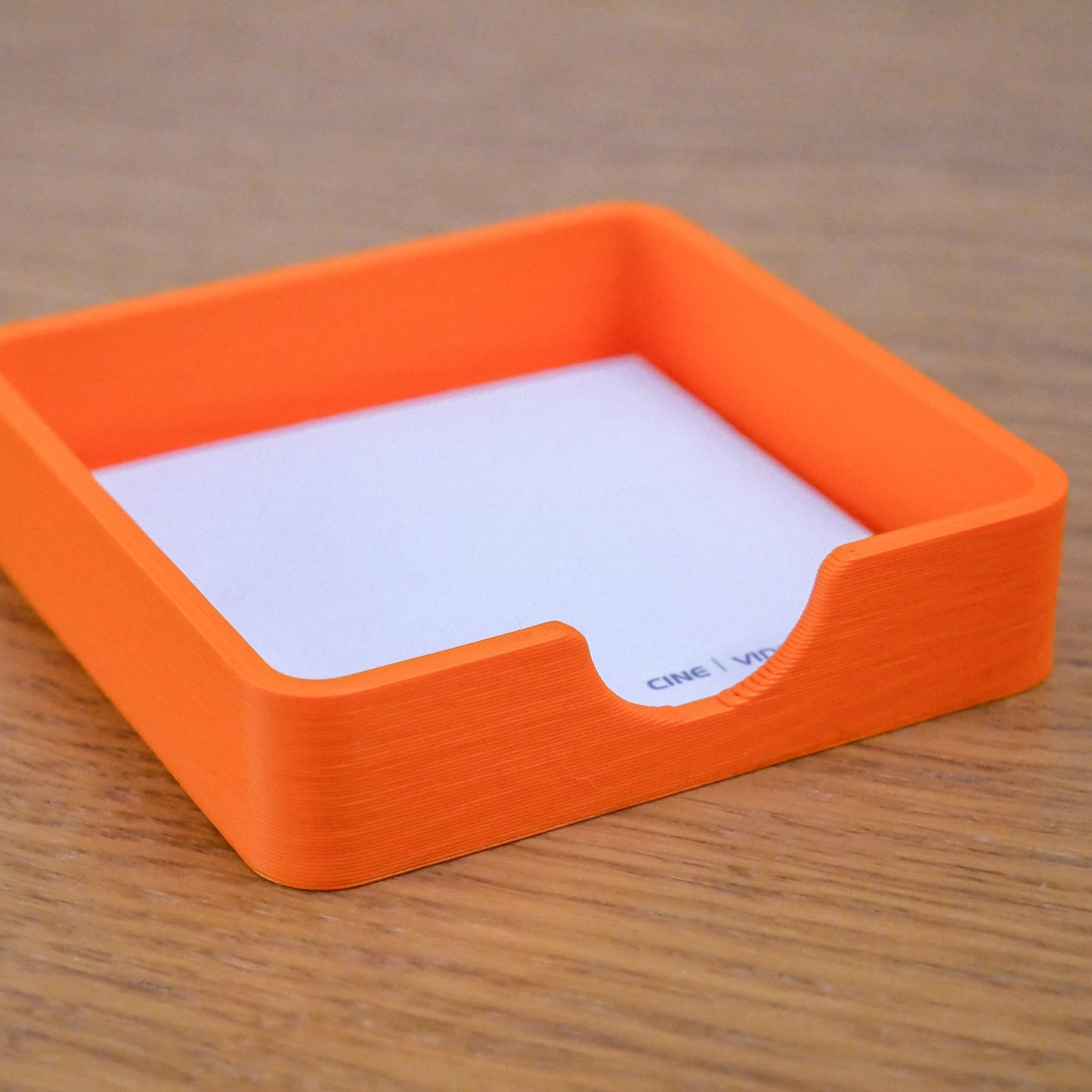 Orange Desk Organiser Accessories - Stationary Storage Set - Pen Pot, Sticky Note Tray, Pen Tray - Vantage 3D Prints