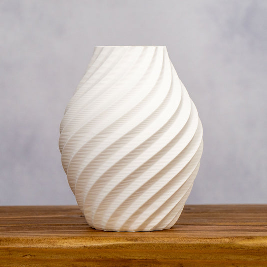 WHOLESALE Swirl Vase - Decorative Ornament - Variety of Colours Available - Vantage 3D Prints