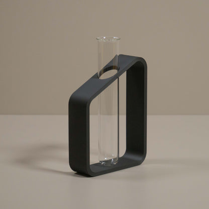 Modern Test Tube Bud Vase – Bold Colour Propagation Station – Minimalist Single Stem Display