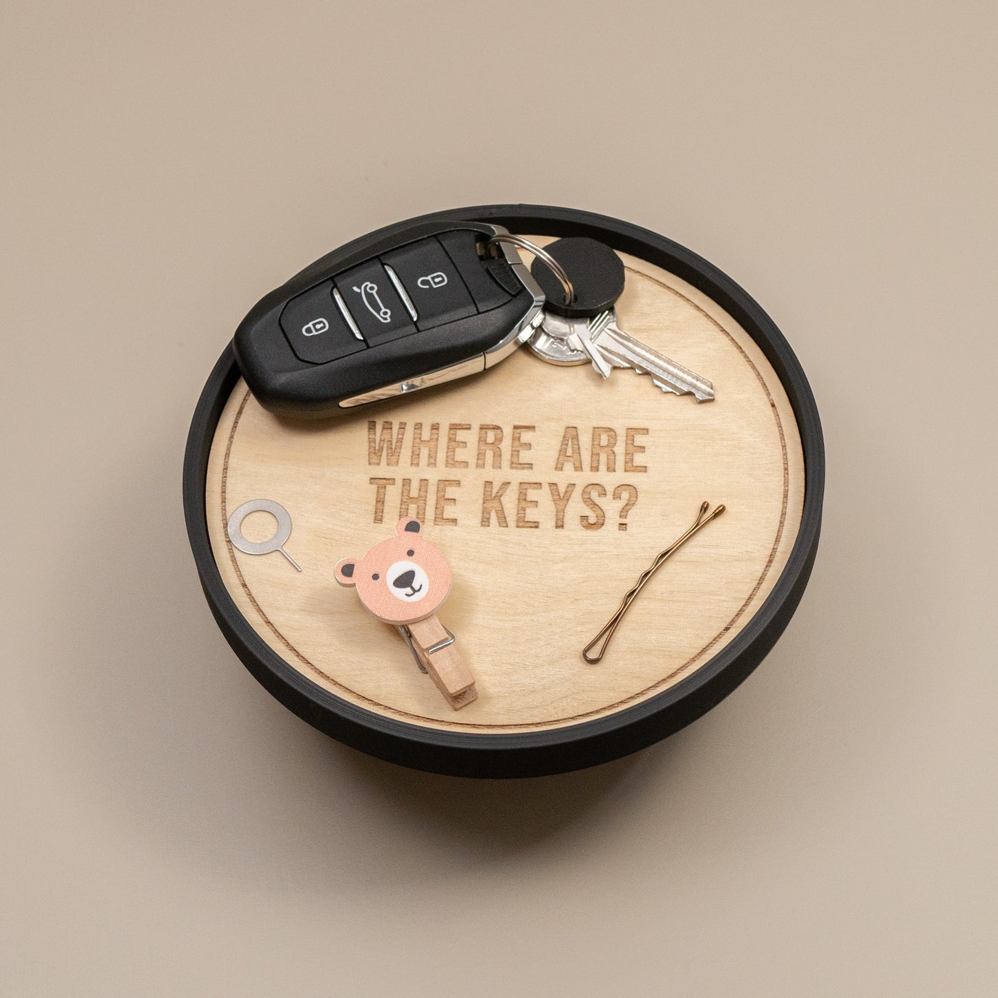 Trinket Dish Key Tray: Industrial Style Home Decor