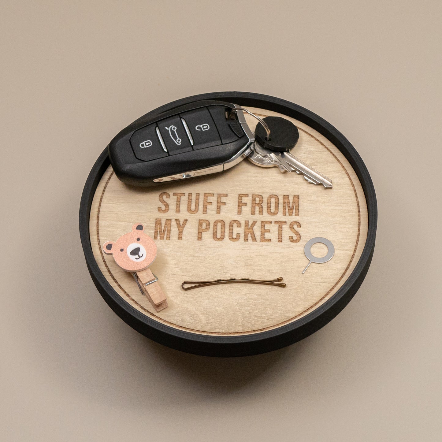 Trinket Dish Key Tray: Industrial Style Home Decor