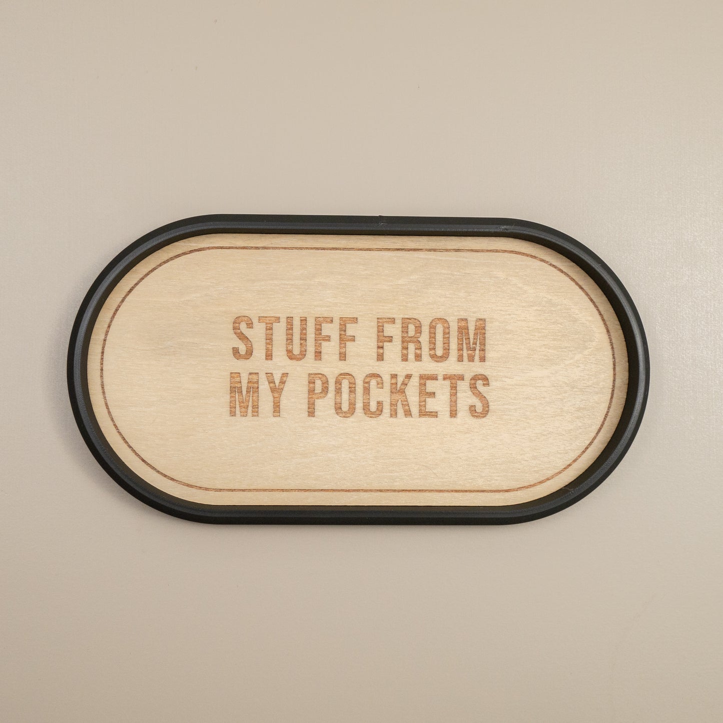 Oval Trinket Dish Key Tray: Industrial Style Home Decor