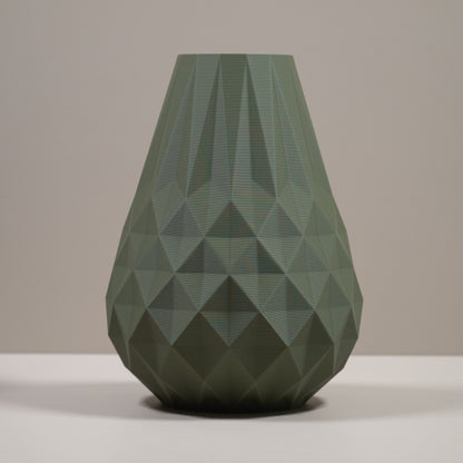 Olive Green Vase Diamond Decorative Ornament
