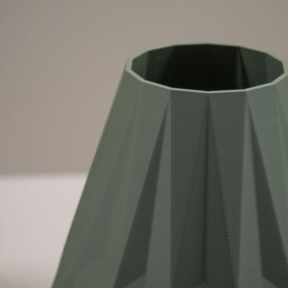 Olive Green Vase Diamond Decorative Ornament