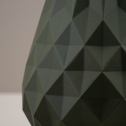 Olive Green Vase Diamond Decorative Ornament