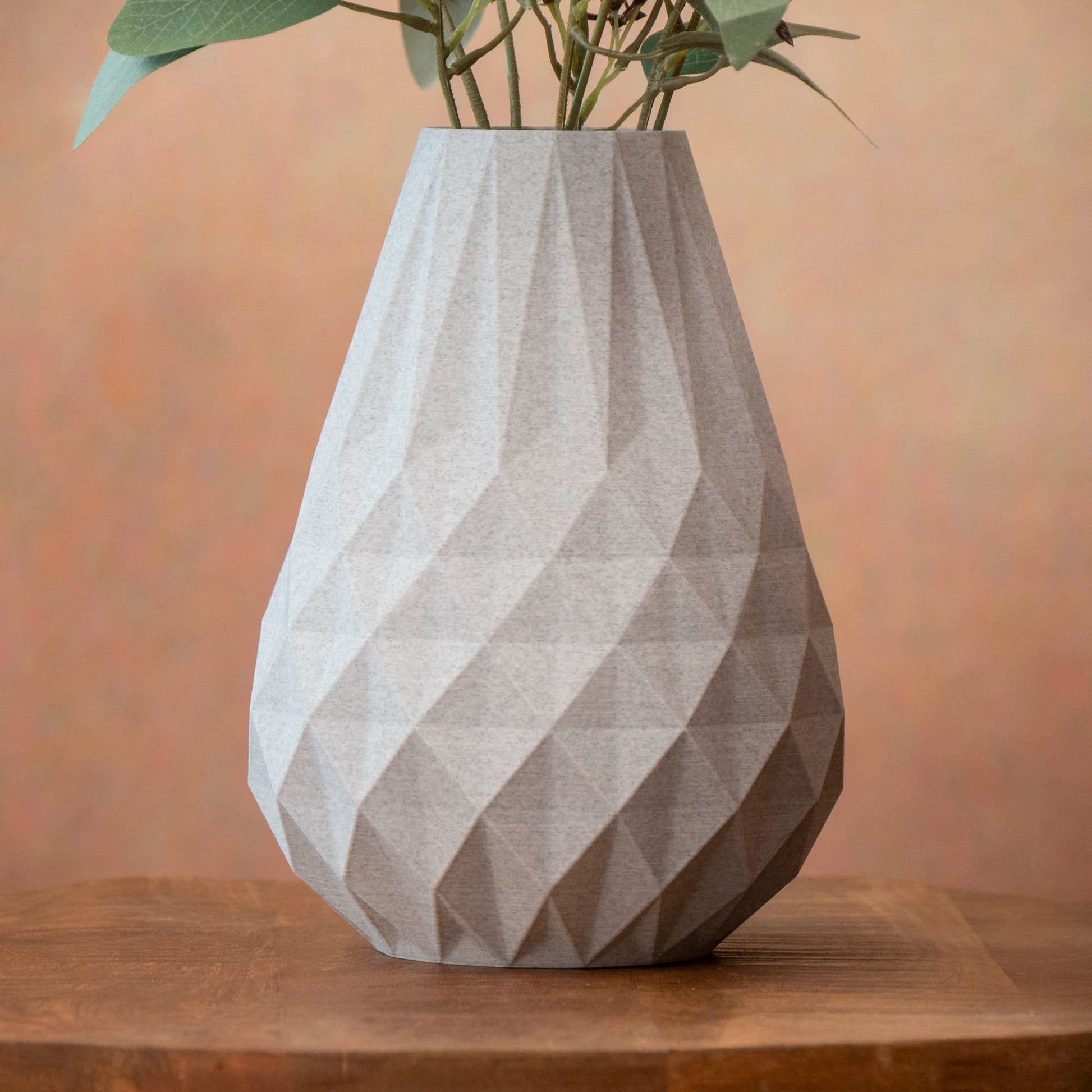 Diamond Decorative Vase Ornament - Navy Blue - Vantage 3D Prints
